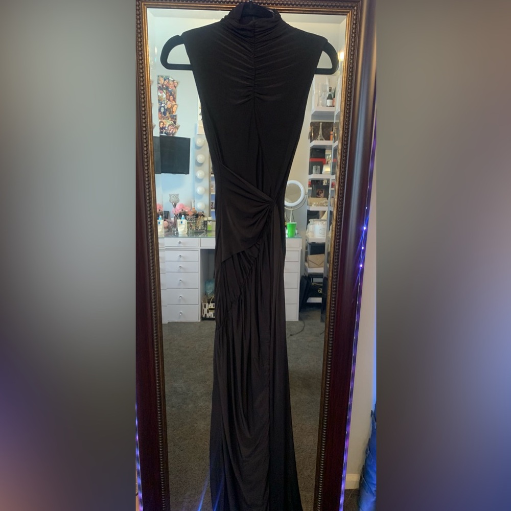 NAKED WARDROBE RUCHED DRAPED MAXI DRESS IN SIZE SMALL - Picture 8 of 11